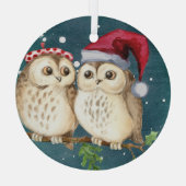 Kerstakeramische versiering glas ornament (Achterkant)