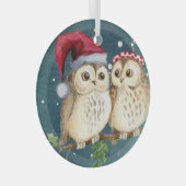 Kerstakeramische versiering glas ornament (Voorkant Rechts)