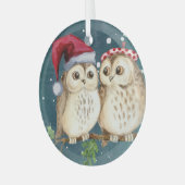 Kerstakeramische versiering glas ornament (Voorkant links)