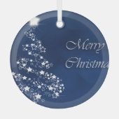 Kerstakeramische versiering glas ornament (Voorkant)