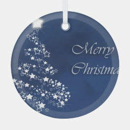 Kerstakeramische versiering glas ornament