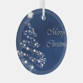 Kerstakeramische versiering glas ornament (Voorkant Rechts)