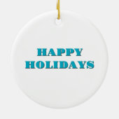 Kerstakeramische versiering keramisch ornament (Achterkant)