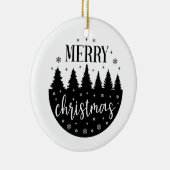 Kerstakeramische versiering keramisch ornament (Rechts)