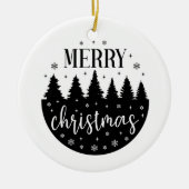 Kerstakeramische versiering keramisch ornament (Voorkant)