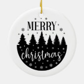 Kerstakeramische versiering keramisch ornament (Achterkant)