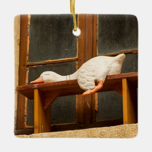 Kerstakeramische versiering keramisch ornament (Voorkant)