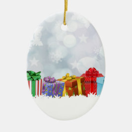 Kerstakeramische versiering keramisch ornament