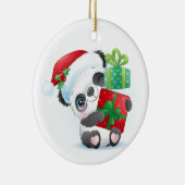 Kerstakeramische versiering keramisch ornament (Rechts)