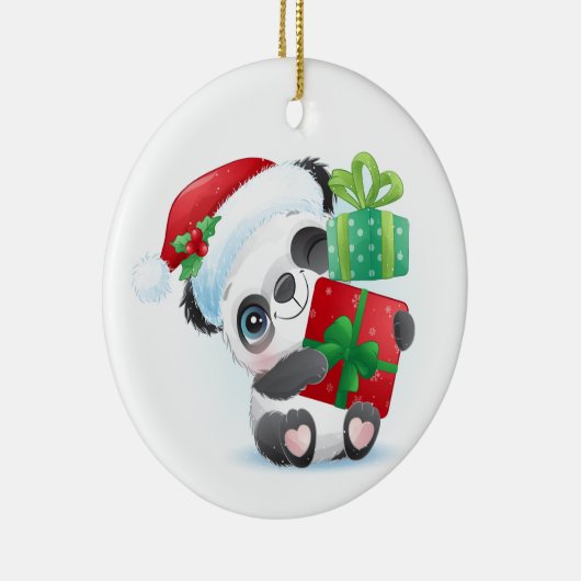 Kerstakeramische versiering keramisch ornament (Rechts)