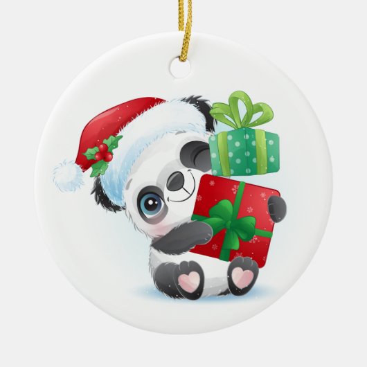 Kerstakeramische versiering keramisch ornament (Voorkant)