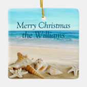 Kerstakeramische versiering keramisch ornament (Voorkant)