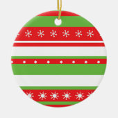 Kerstakeramische versiering keramisch ornament (Voorkant)