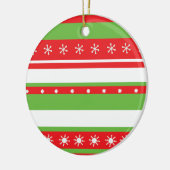 Kerstakeramische versiering keramisch ornament (Links)