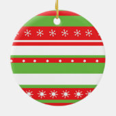 Kerstakeramische versiering keramisch ornament (Achterkant)