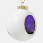 Kerstakeramische versiering keramische bal ornament (Links)