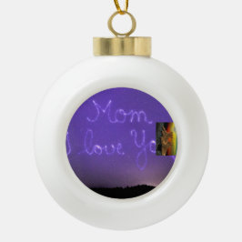 Kerstakeramische versiering keramische bal ornament