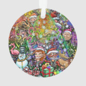 Kerstakeramische versiering ornament (achterkant)