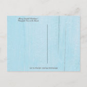 Kerstakerananananasboom voor de zoete kust op stra briefkaart (Achterkant)