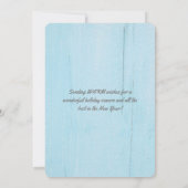 Kerstakerananananasboom voor de zoete kust op stra feestdagenkaart (Achterkant)