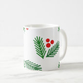 Kerstakerbessen Koffiemok (Voorkant rechts)