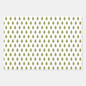 Kerstakerboom: feestdag inpakpapier vel (Voorkant 2)