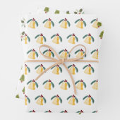 Kerstakerboom: feestdag inpakpapier vel (In situ)