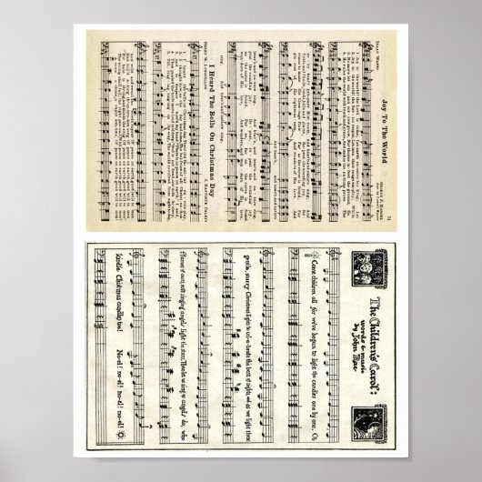 Kerstakerbroeken: Joy to the World, The Children's Poster (Voorkant)