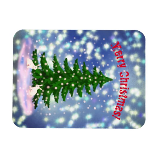Kerstakerbruine knollen spruce Magnet Magneet (Horizontaal)