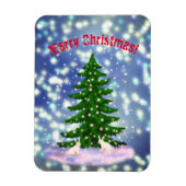 Kerstakerbruine knollen spruce Magnet Magneet (Verticaal)