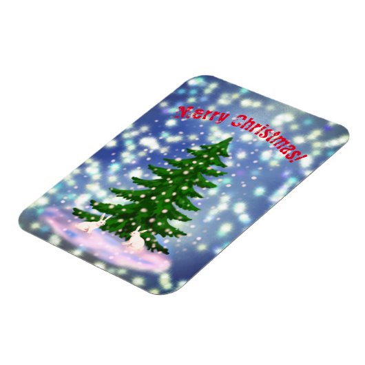 Kerstakerbruine knollen spruce Magnet Magneet (Linkerzijde)