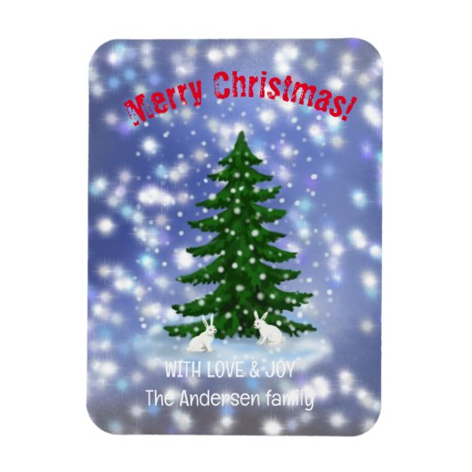 Kerstakerbruine knollen spruce Magnet Magneet (Verticaal)