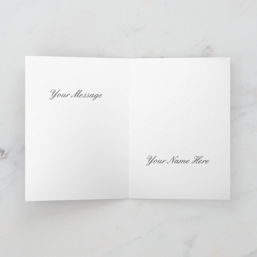 Kerstakerelegante kerstboomkreeft kaart (Binnen)