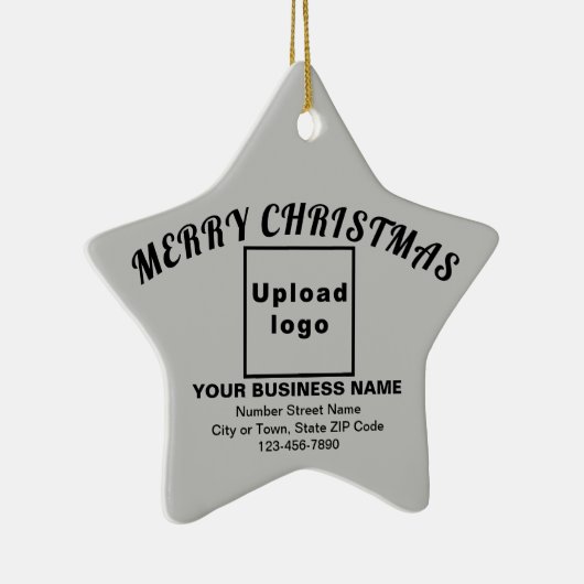 Kerstakergrijze keramische keramische versiering keramisch ornament (Rechts)