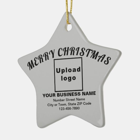 Kerstakergrijze keramische keramische versiering keramisch ornament (Links)