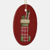 Kerstakerkeramiek kerstversiering keramisch ornament (Rechts)