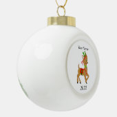 Kerstakerkerkeramiek bij Doe-mee Keramische Bal Ornament (Links)
