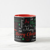 Kerstakerkkoffie Groene Rood Gift Cup Caca Mok (Midden)