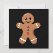 Kerstakerkoekje met kerstkoekje Baking Holiday Feestdagenkaart (Voorkant)