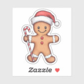 Kerstakerkoekjeskoekje Sticker (Vel)