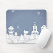 Kerstakerlandschap Muismat (Met muis)