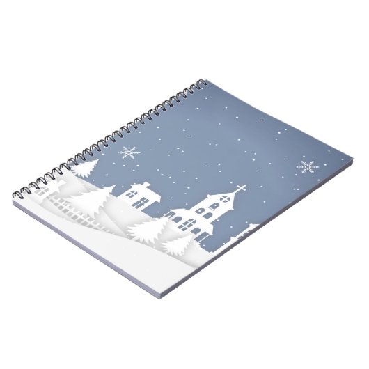 Kerstakerlandschap Notitieboek (Linkerzijde)