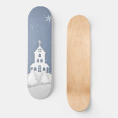 Kerstakerlandschap Persoonlijk Skateboard (Voorkant)