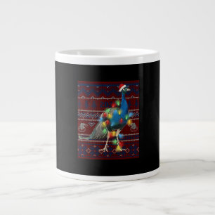 Kerstakerlicht met pacock lights Ugly Sweater Goat Grote Koffiekop