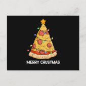 Kerstakermis van Merry Crustmas Pizza Briefkaart (Voorkant)