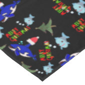 Kerstakertafelkleden, haaienvis tafelkleed (Gekanteld)