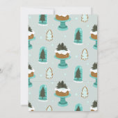 Kerstakertang, gevroren | Uitnodiging feestdag (Achterkant)