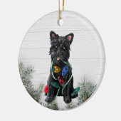 Kerstakerversiering Caïro Keramisch Ornament (Links)