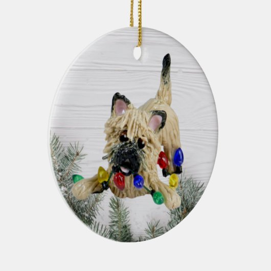 Kerstakerversiering Caïro Keramisch Ornament (Rechts)