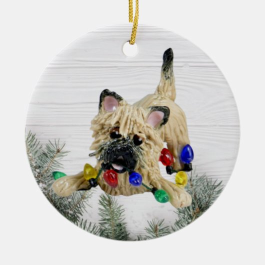 Kerstakerversiering Caïro Keramisch Ornament (Voorkant)